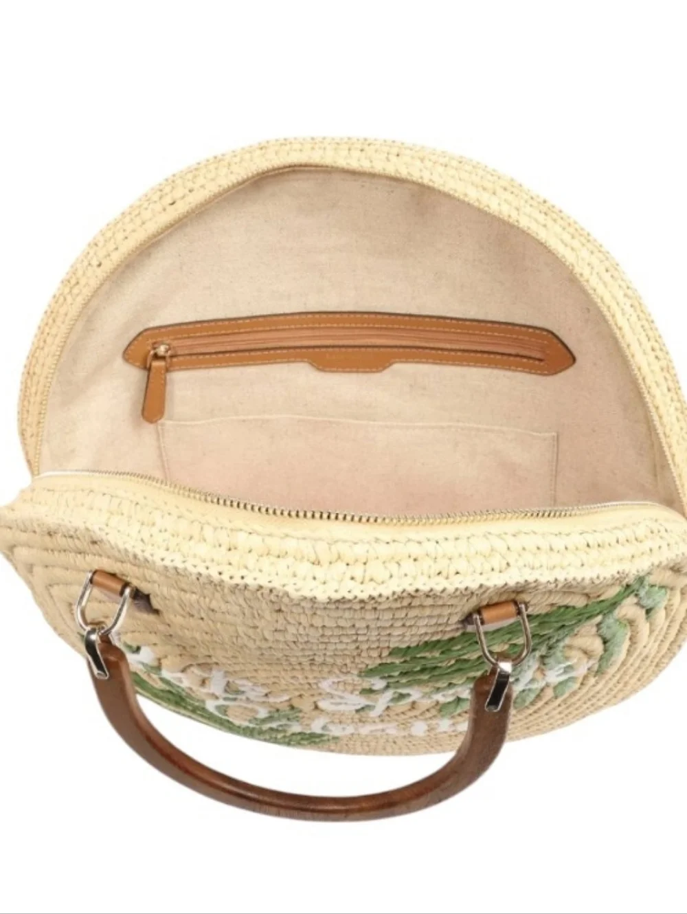 NWT NEW Kate Spade Sunkiss Cabana Straw Medium Tote PURSE